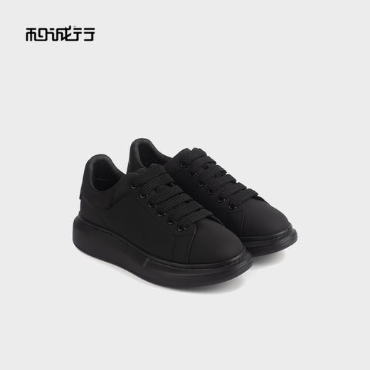 和诚行 2024秋冬新款时尚厚底增高休闲鞋女小白鞋舒适板鞋0551174 商品图0