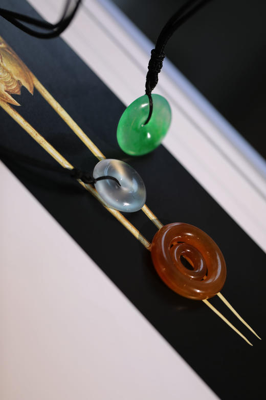 大女孩的糖 ｜大玉不雕三色平安扣 商品图11