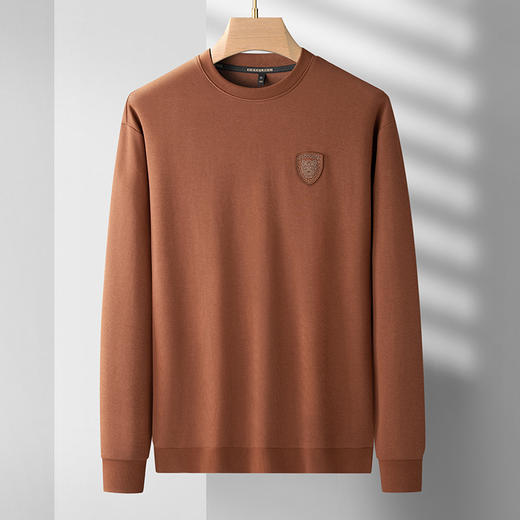 【新款DDS】大依优型大码重工卫衣长袖休闲加肥加大男士胖子大码内搭上衣打底显瘦 商品图3