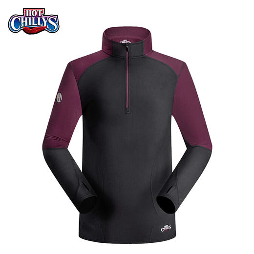HOTCHILLYS热椒男F9拉领运动内衣登山滑雪速干排汗保暖HCA9443 商品图1