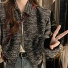 韩版短款小香风外套设计感小众女春秋款宽松vintage休闲夹克上衣 商品缩略图2