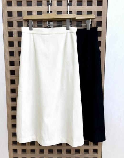 火桐hooton 波浪纹桑蚕丝半裙232BQ5034 商品图0