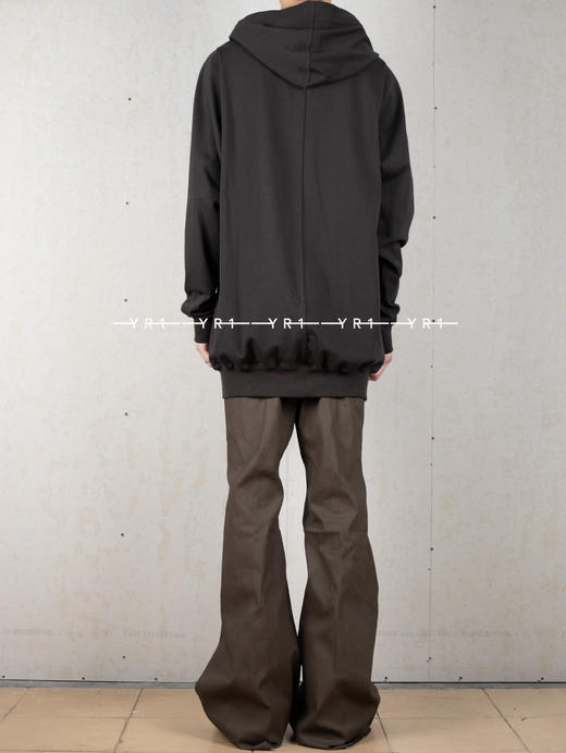 Rick Owens | 深灰色厚针织连帽衫 商品图2