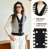 
OLrain欧芮儿条纹马甲两件套女秋季2024年新款简约百搭休闲两件套 商品缩略图2