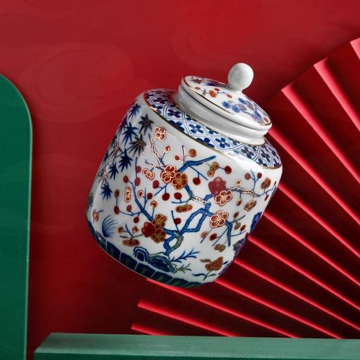 成艺茶具陶瓷茶叶罐密封罐茶罐储存罐储存罐空罐家用摆件创意四季发财融香茶叶罐 商品图4