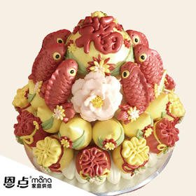 【恩点】花开富贵花馍|12斤左右|多子多福 【自提】注：下单6个月内有效，过期将退款，请尽快到店核销