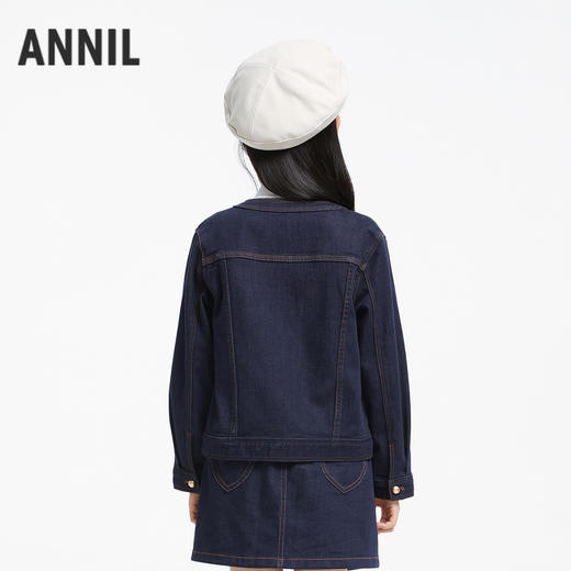 女童防褪色云朵牛仔外套新款安奈儿童装实体店同款AG435535 商品图2