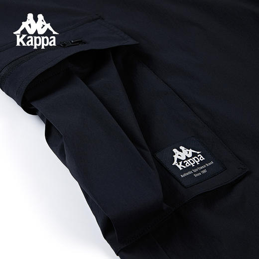 Kappa卡帕背靠背运动裤女2024新款宽松直筒裤防泼水休闲长裤女款K0E62AY71 商品图2