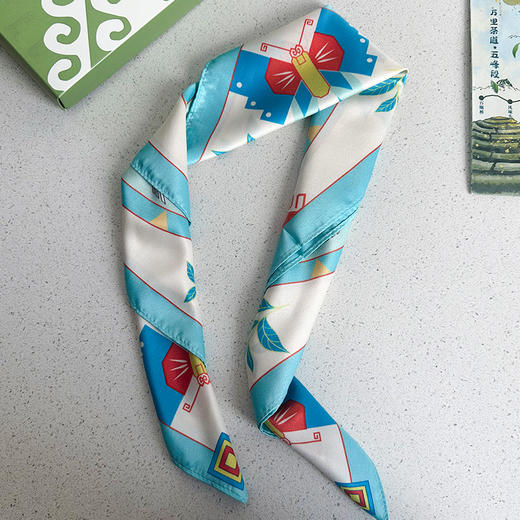 【五峰文创】五峰游礼丝巾土家特色西兰卡普创意丝巾 商品图1