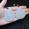 玉美人菲菲HZ#天山翠弥勒佛吊坠约45*51mm 商品缩略图0