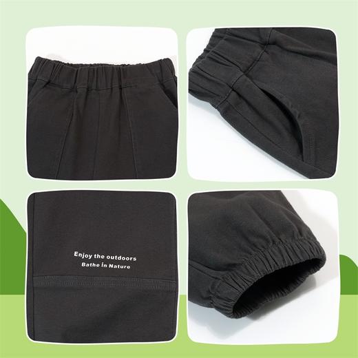 贝贝怡童装男童休闲长裤2024秋季新款儿童春中大童春秋款束脚裤子ZB3DK003 商品图4