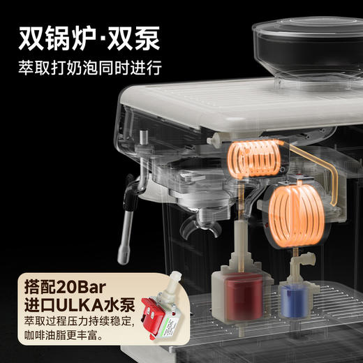 falata法拉塔金杯max咖啡机研磨一体家商用小型半全自动意式双泵 商品图2