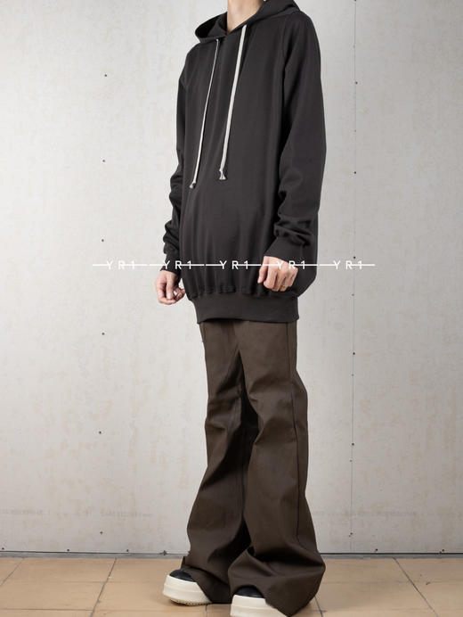 Rick Owens | 深灰色厚针织连帽衫 商品图3
