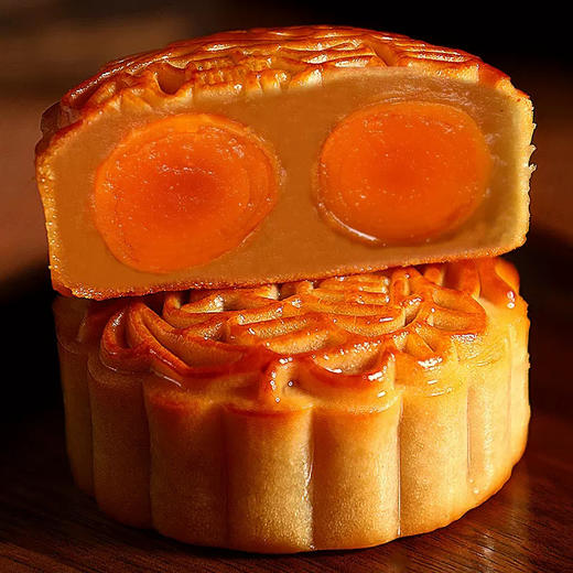 广式月饼礼盒装中秋月饼批发团购双黄五仁月饼散装黑芝麻中秋月饼礼盒送人送亲友礼盒 商品图1