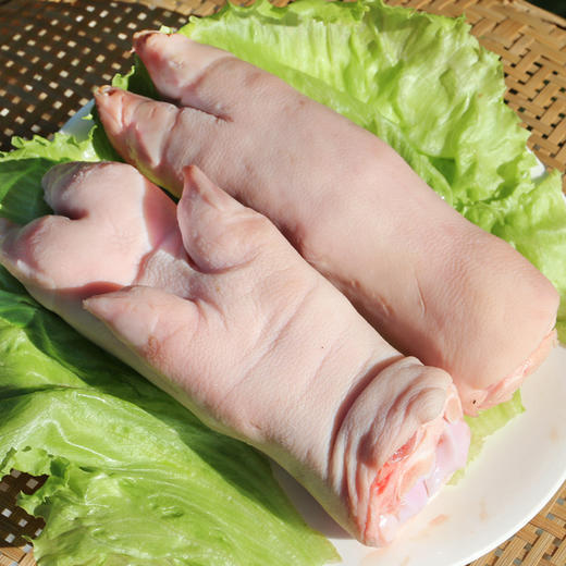 【3份包邮】安心猪蹄粮食喂养  急冻锁鲜  满口肉香  整只带筋前蹄 400g 商品图1