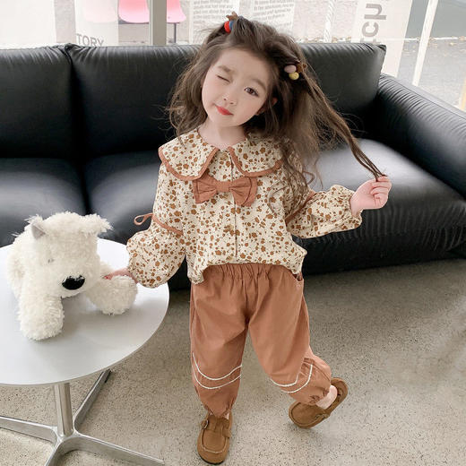 【女童爆款秋装两件套】秋季洋气炸街2024年新款宝宝运动春秋衣服套装 商品图1