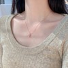 简约精致六芒星星球微镶设计高级感项链 商品缩略图1