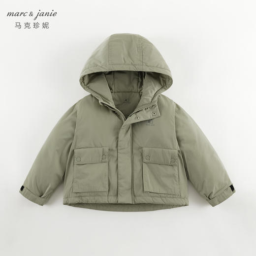马克珍妮男童山系户外大口袋棉服外套2024秋装新款241191 商品图2