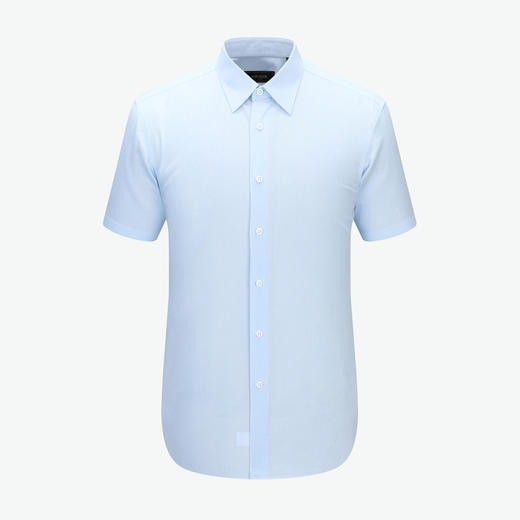 【大都会】雅戈尔 男士浅蓝条纹DP系列短袖衬衫 商品图4