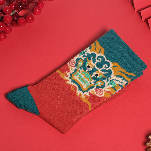 故宫博物院 龙腾福禄袜子 商品图6