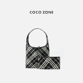 COCO ZONE 设计感撞色百搭手提包大容量气质女包CC2C1877