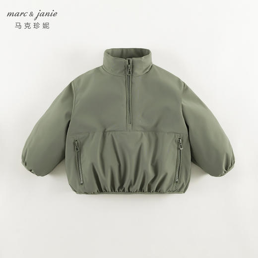 马克珍妮女童男童山系户外半开领加棉外套2024秋装新款241235 商品图2