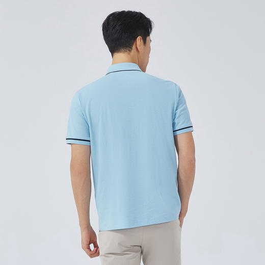 【大都会】雅戈尔 男士浅蓝短袖T恤 商品图4
