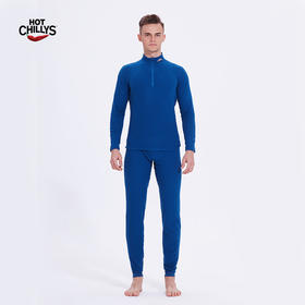 HOTCHILLYS热椒10级男士抓绒拉领保暖内衣快干抑菌透气PFA4615
