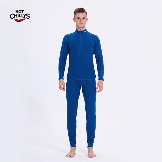 HOTCHILLYS热椒10级男士抓绒拉领保暖内衣快干抑菌透气PFA4615 商品图0