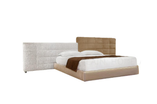 劳伦斯 床 | 分体高矮床头、皮布面料可选，详询客服 商品图0