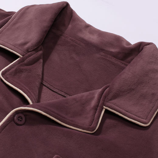 都市丽人都市锋尚睡衣亲情蜜语长袖海岛绒厚男士海岛绒套装FHT0C1 商品图6