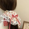 「田园风！数款可选」小清新草莓方形发圈 少女日系简约方巾大肠圈肥肠圈森女甜美配饰 商品缩略图0