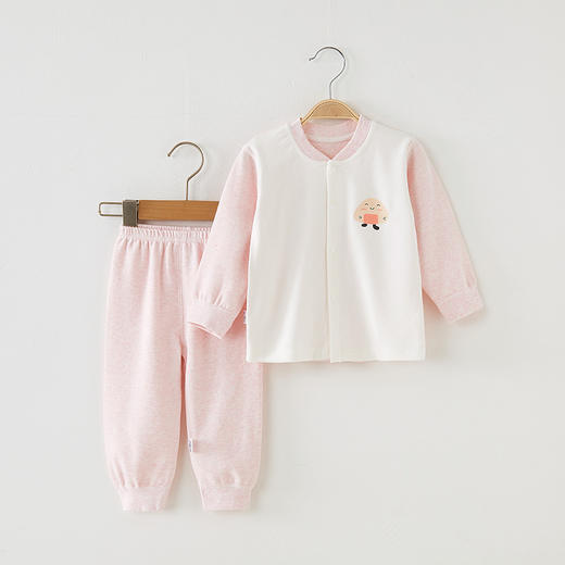 【婴儿春秋舒绒棉套装】A类衣服无骨秋衣秋裤保暖内衣新生宝宝套装 商品图0