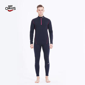 HOTCHILLYS热椒8K磨毛高领运动内衣男登山速干排汗上衣HA9925