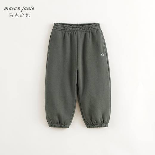 马克珍妮男童山系户外休闲纯棉束脚裤2024年秋装新款241223 商品图1