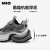 MIO米奥秋季圆头高跟老爹鞋女时尚街头酷感休闲鞋女M244563511 商品缩略图4
