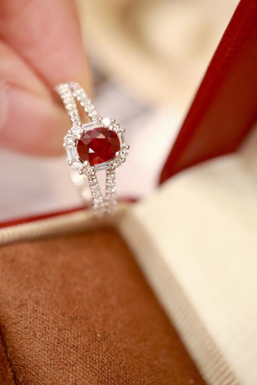 0.54ct 红宝石戒指 商品图0