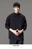 PINLI品立春季新款男士潮牌纯色长袖T恤圆领百搭打底休闲上衣B243111003 商品缩略图0