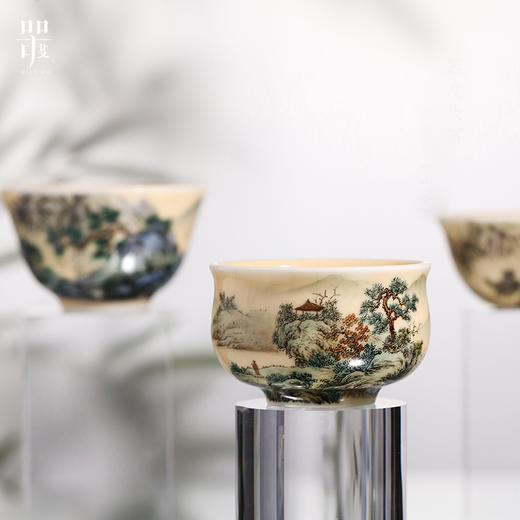 问鼎器度汝窑照莹杯（山水） 商品图5