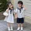 【儿童学院风套装】海军领连衣裙海军领套装六一表演服兄妹夏款套装 商品缩略图2