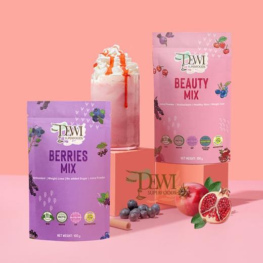 Dewi黛维综合超级莓汁粉马基莓巴西莓野山蓝莓针叶樱桃6重花青素美容 商品图4
