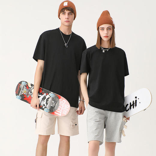 【99元3件】 重磅純棉短袖T恤 | 柔软透气 不松垮 舒适耐穿 日常百搭 男女同款 商品图1