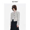 SELFWHO羊毛混纺小香风短外套女2024秋季新款正肩箱型粗花呢开衫 商品缩略图1