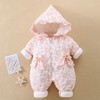 【加厚夹棉婴儿连体衣】2024年新款秋冬宝宝外出服新生儿衣服儿童 商品缩略图1