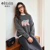 OLrain欧芮儿法式套头毛衣女秋季2024年新款趣味宽松简约休闲上衣 商品缩略图0