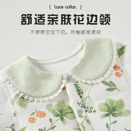 【秋季40g纯棉婴儿连体衣】a类可爱男女宝宝全棉爬爬服长袖新生儿衣服 商品图2