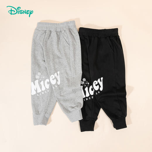 【商城同款】迪士尼宝宝童装男童裤子潮酷米奇长裤舒适保暖24年秋新品ZD3DK017 商品图2