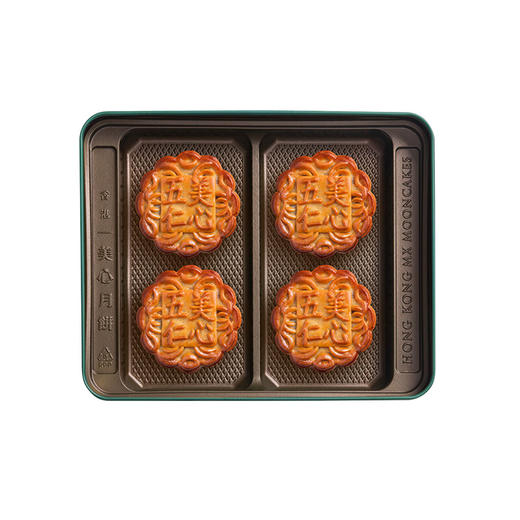 【港版】香港美心 | 经典五仁中秋月饼礼盒185g*4粒铁盒装 商品图3