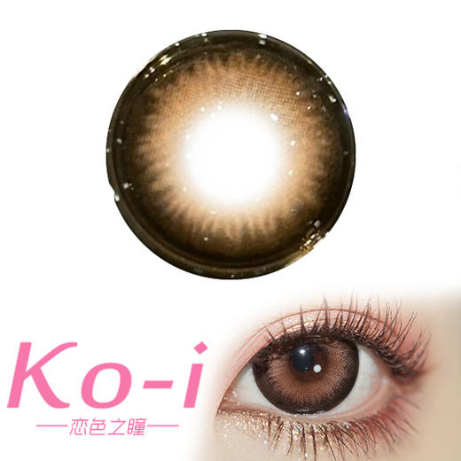 Focus Moon 榛子卷卷 月抛直径14.5mm日常美瞳 棕色 商品图0