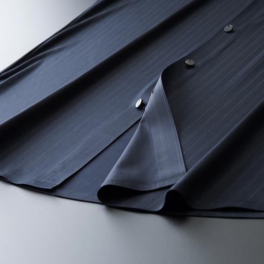 【高弹】【新款DPF】大依优型大码长袖衬衫男装加肥加大体恤大号上衣胖子休闲商务 商品图3